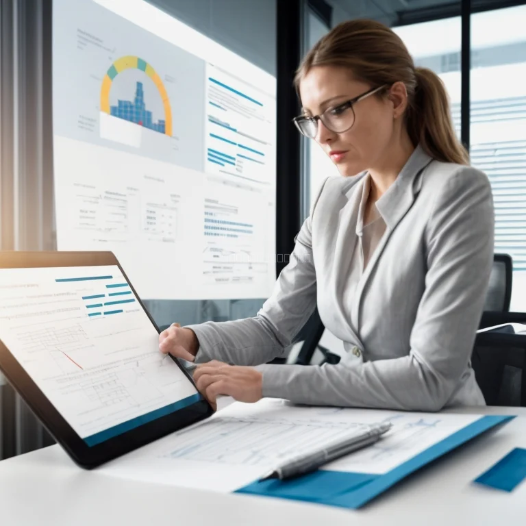 Audit Experten bei der Arbeit in Büro